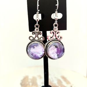 Artisan Pour Painted Snap Earrings